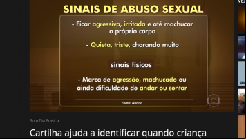 Cartilha ajuda a identificar quando criança sofreu abuso sexual