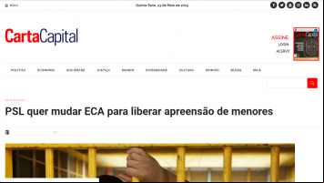 PSL quer mudar ECA para liberar apreensão de menores