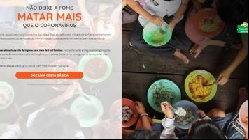 Fundação Abrinq lança campanha de combate à fome durante a pandemia