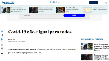 Covid-19 não é igual para todos