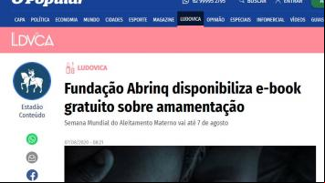 Fundação Abrinq disponibiliza e-book gratuito sobre amamentação