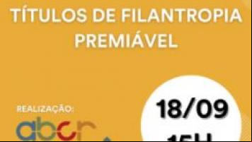 Debate ABCR abordará os Títulos de Filantropia Premiável