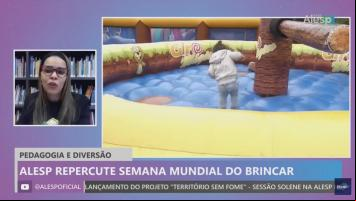 Alesp repercute semana mundial do brincar