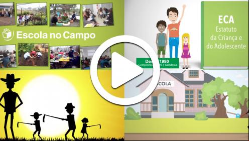 Fundação Abrinq produz vídeos para aprimorar as ações dos professores no Projeto Escola no Campo