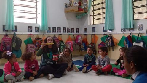 Fundação Abrinq e Instituto Salus levam alegria e cuidado com a saúde bucal às crianças do Jardim Educandário, em Raposo Tavares - SP