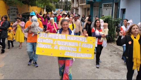 Organizações da sociedade civil realizam ações de combate à violência sexual infantil