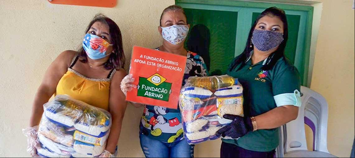 Mais de 200 famílias receberam apoio durante a pandemia no Ceará